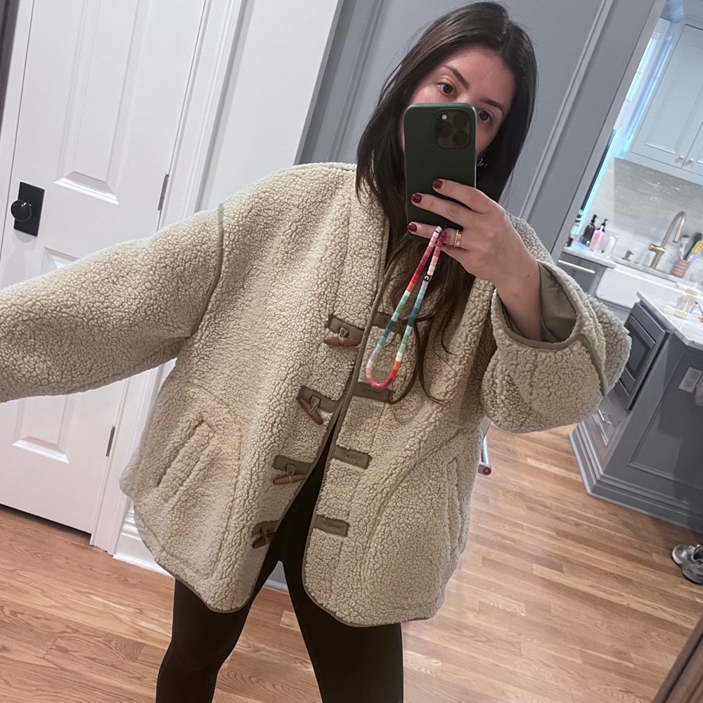 Free People- We the Free Sherpa fleece Jacket